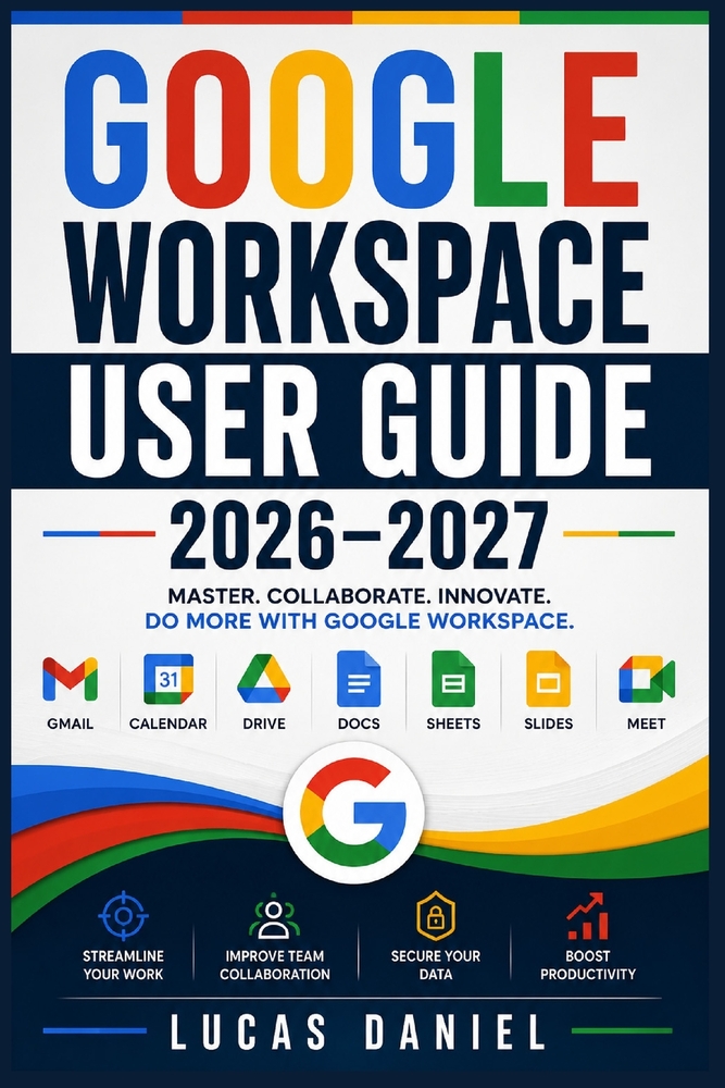 Google Workspace User Guide 2026-2027: Master Gmail, Drive, Meet, Docs, Sheets and Slides to Boost Team Productivity and Collaboration cover