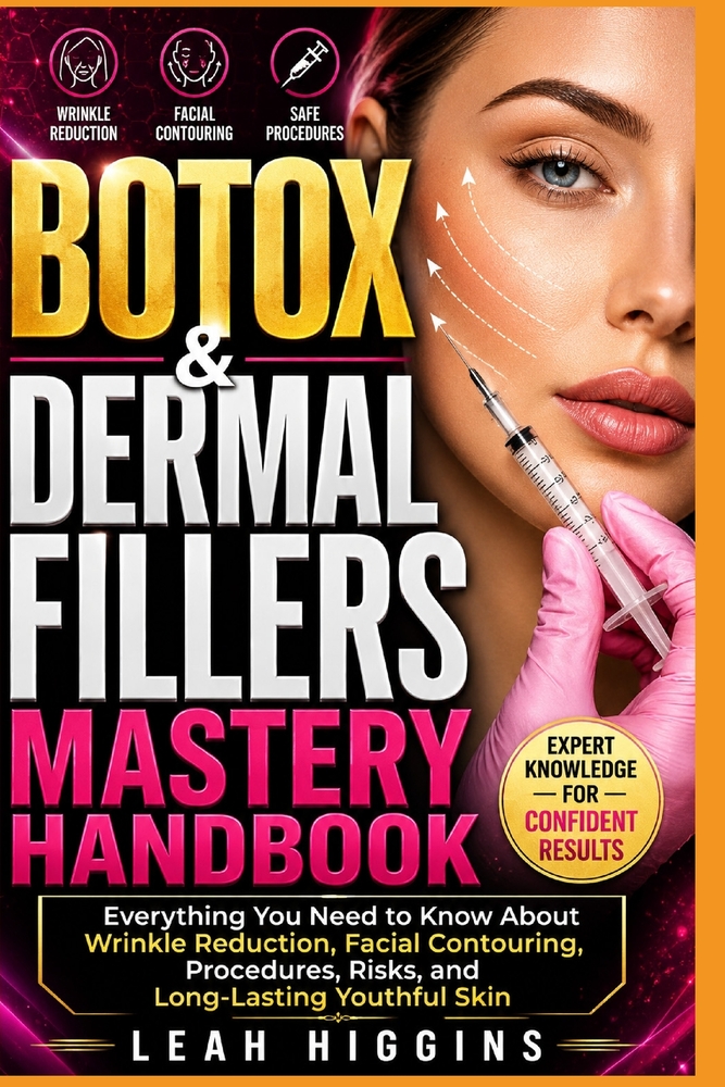 Botox & Dermal Fillers Mastery Handbook: Everything You Need to Know About Wrinkle Reduction, Facial Contouring, Procedures, Risks, and Long-Lasting Y cover