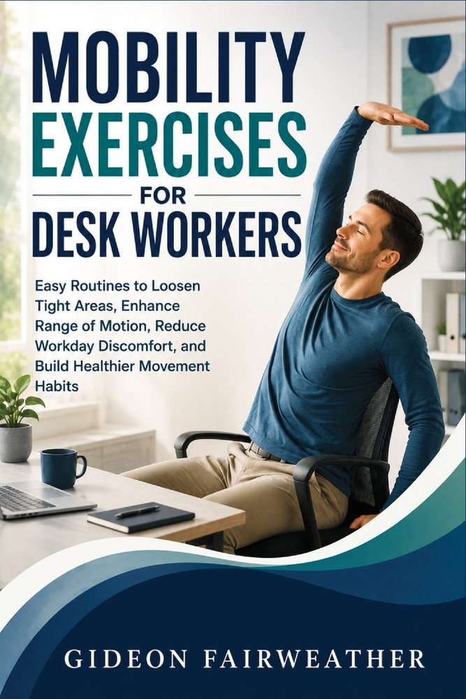 Mobility Exercises for Desk Workers: Easy Routines to Loosen Tight Areas, Enhance Range of Motion, Reduce Workday Discomfort, and Build Healthier Move cover