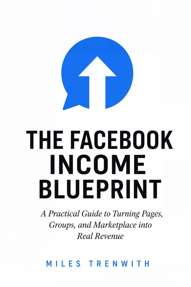 The Facebook Income Blueprint: A Practical Guide to Turning Pages, Groups, and Marketplace into Real Revenue cover