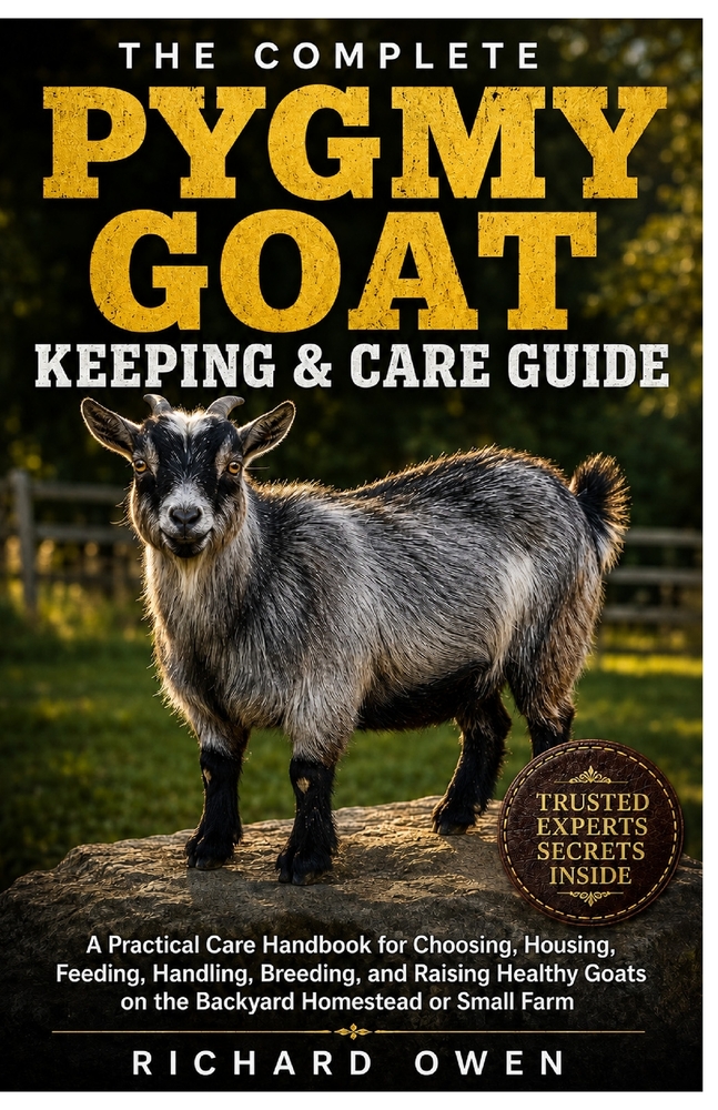 The Complete Pygmy Goat Keeping & Care Guide: A Practical Care Handbook for Choosing, Housing, Feeding, Handling, Breeding, and Raising Healthy Goats cover