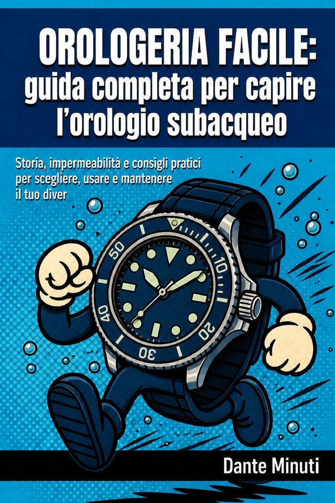 Orologeria Facile: guida completa per capire l'orologio subacqueo: Storia, impermeabilità e consigli pratici per scegliere, usare e mantenere il tuo d cover