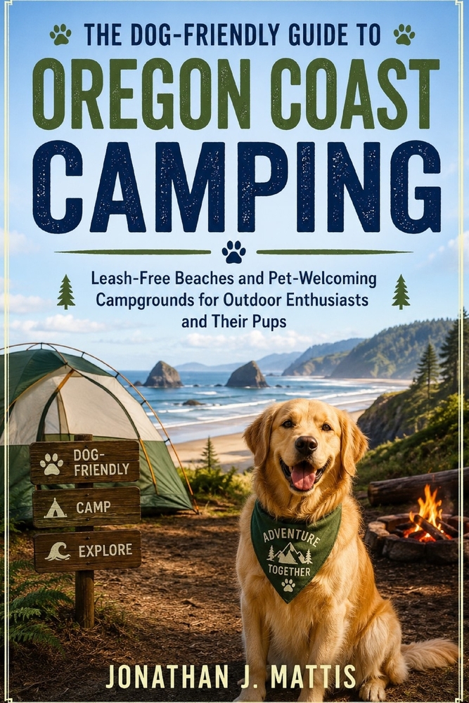 The Dog-Friendly Guide to Oregon Coast Camping: Leash-Free Beaches and Pet-Welcoming Campgrounds for Outdoor Enthusiasts and Their Pups cover