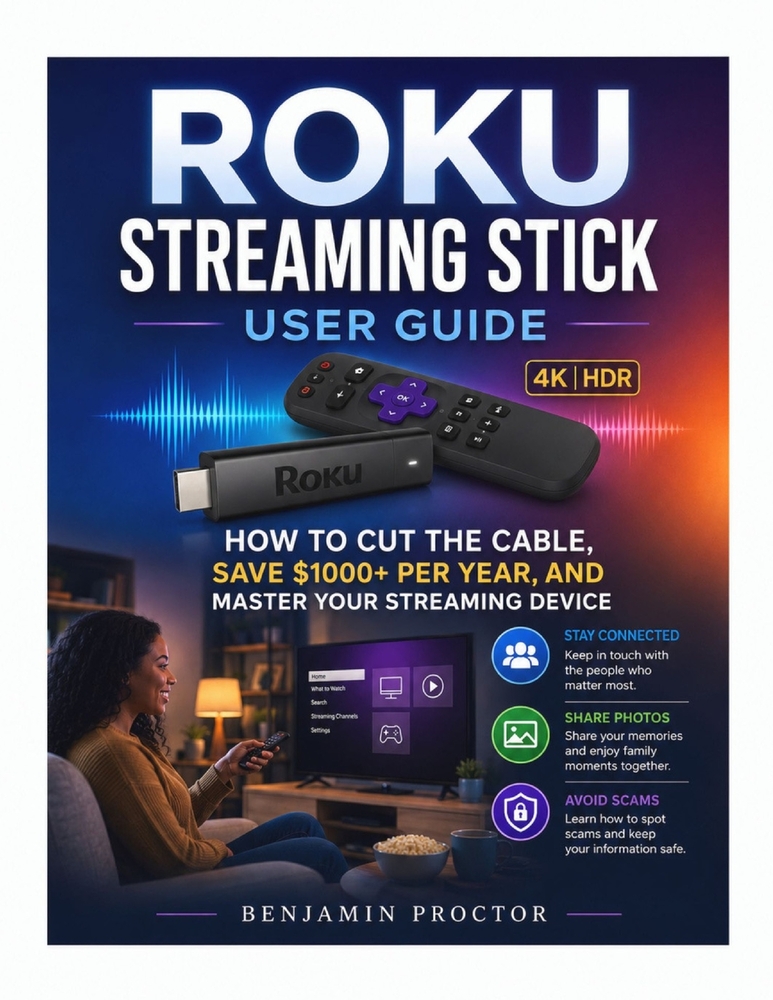 Roku Streaming Stick User Guide: How to Cut the Cable, Save $1000+ Per Year, and Master Your Streaming Device cover