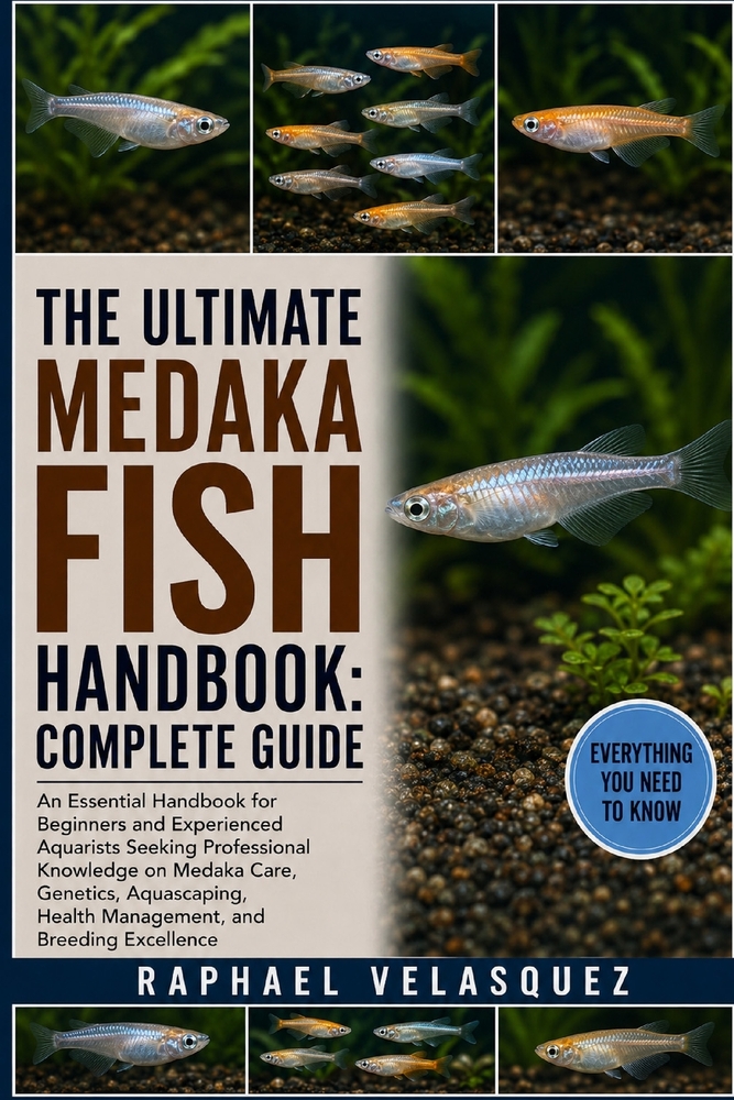 The Ultimate Medaka Fish Handbook: COMPLETE GUIDE: An Essential Handbook for Beginners and Experienced Aquarists Seeking Professional Knowledge on Med cover