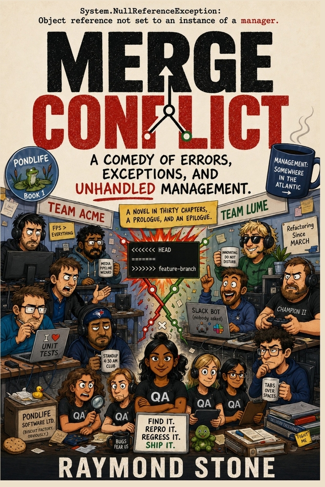 Merge Conflict: A comedy of errors, exceptions, and unhandled management cover