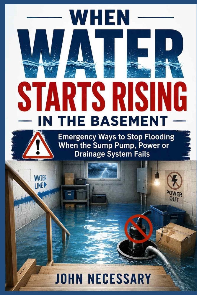 When Water Starts Rising in the Basement: Emergency Ways to Stop Flooding When the Sump Pump, Power or Drainage System Fails cover