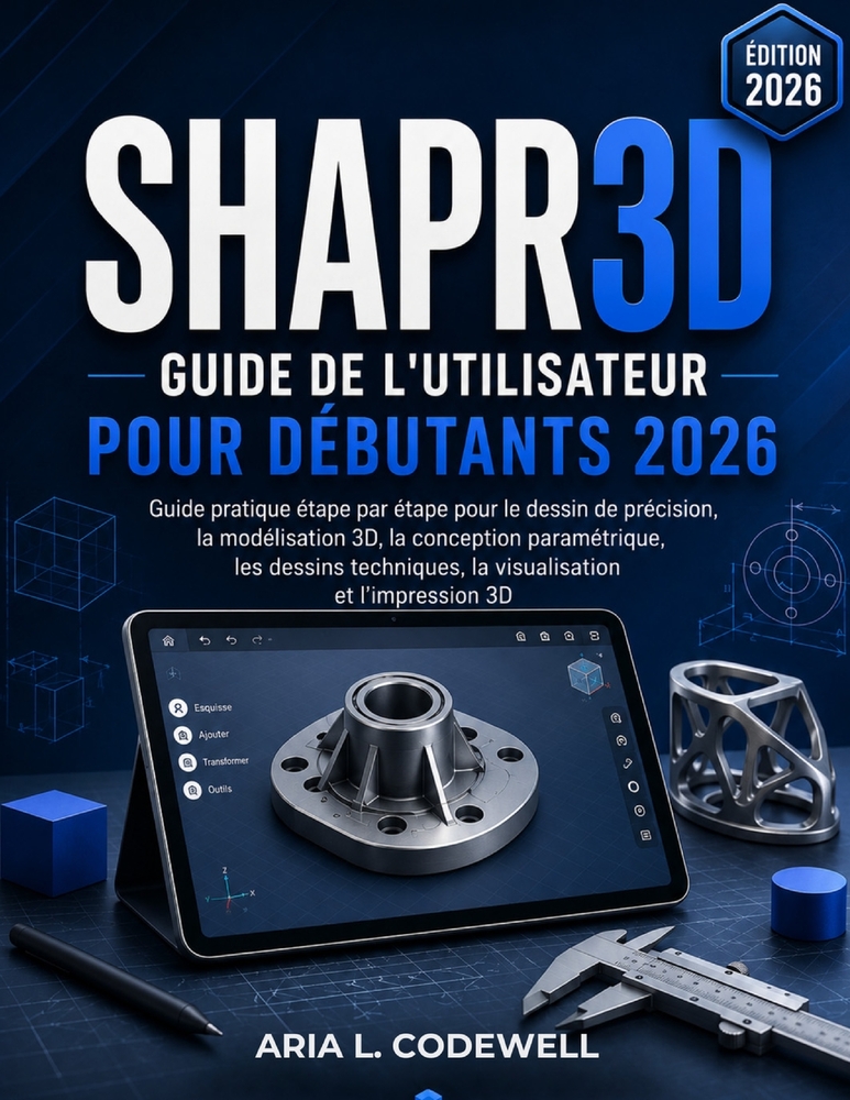 Guide De L'utilisateur Shapr3d Pour Débutants 2026: Guide pratique étape par étape pour le dessin de précision, la modélisation 3D, la conception para cover
