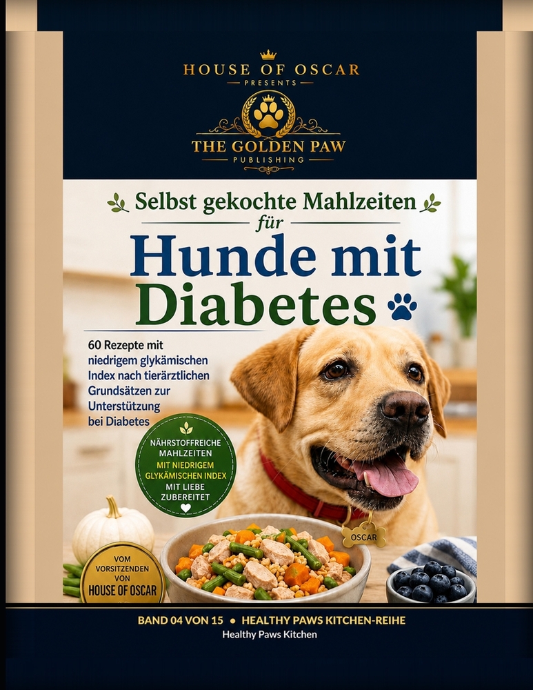 Selbst gekochte Mahlzeiten für Hunde mit Diabetes: 60 Rezepte mit niedrigem glykämischen Index nach tierärztlichen Grundsätzen zur Unterstützung bei D cover