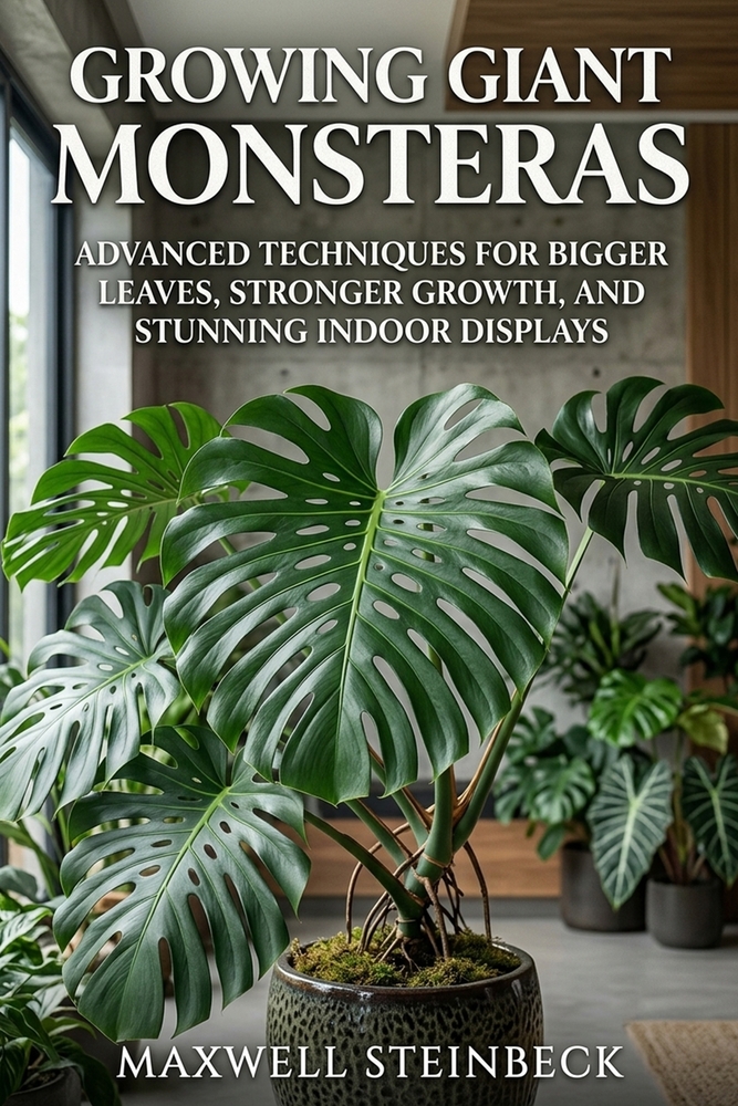 Growing Giant Monsteras: Advanced Techniques for Bigger Leaves, Stronger Growth, and Stunning Indoor Displays cover