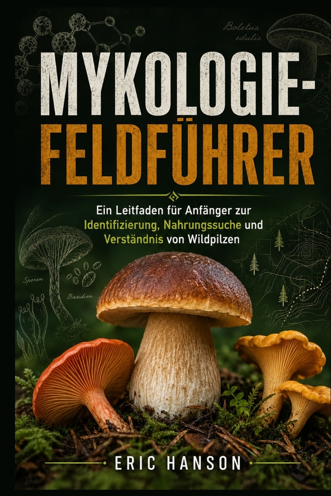 Mykologie-Feldführer: Ein Leitfaden für Anfänger zur Identifizierung, Nahrungssuche und Verständnis von Wildpilzen cover