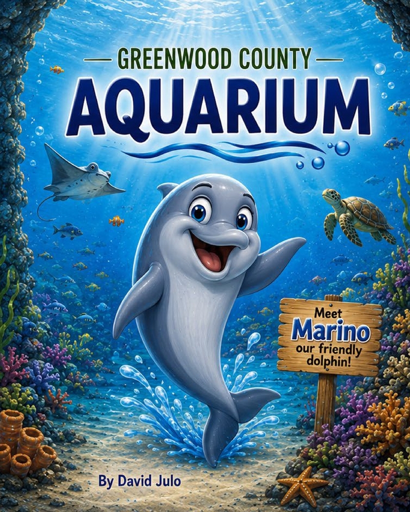 Greenwood County Aquarium: An Aquarium Story with all of our Ocean friends a spin off of Happy Hollow Zoo cover