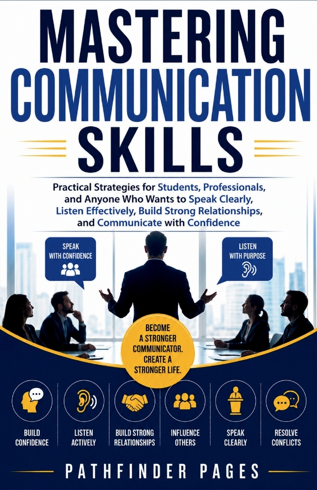 Mastering Communication Skills: Practical Strategies for Students, Professionals, and Anyone Who Wants to Speak Clearly, Listen Effectively, and Build cover