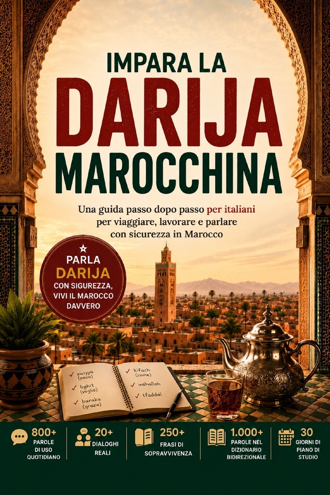 Darija Senza Paura: La guida pratica per parlare marocchino, viaggiare e vivere il Marocco cover