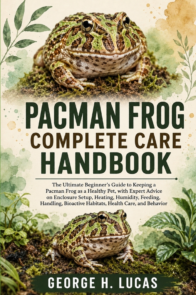 Pacman Frog Complete Care Handbook: The Ultimate Beginner's Guide to Keeping a Pacman Frog as a Healthy Pet, with Expert Advice on Enclosure Setup, He cover
