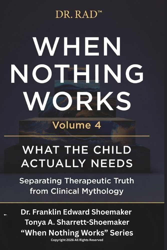 When Nothing Works Volume 4: WHAT THE CHILD ACTUALLY NEEDS Separating Therapeutic Truth from Clinical Mythology cover