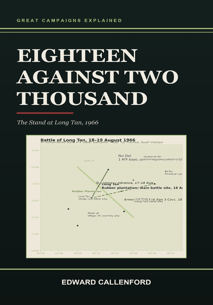 Eighteen Against Two Thousand: The Stand at Long Tan, 1966 cover