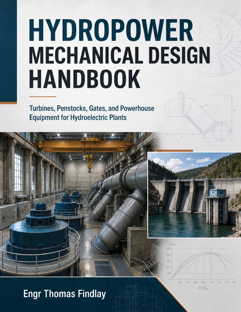 Hydropower Mechanical Design Handbook: Turbines, Penstocks, Gates, and Powerhouse Equipment for Hydroelectric Plants cover