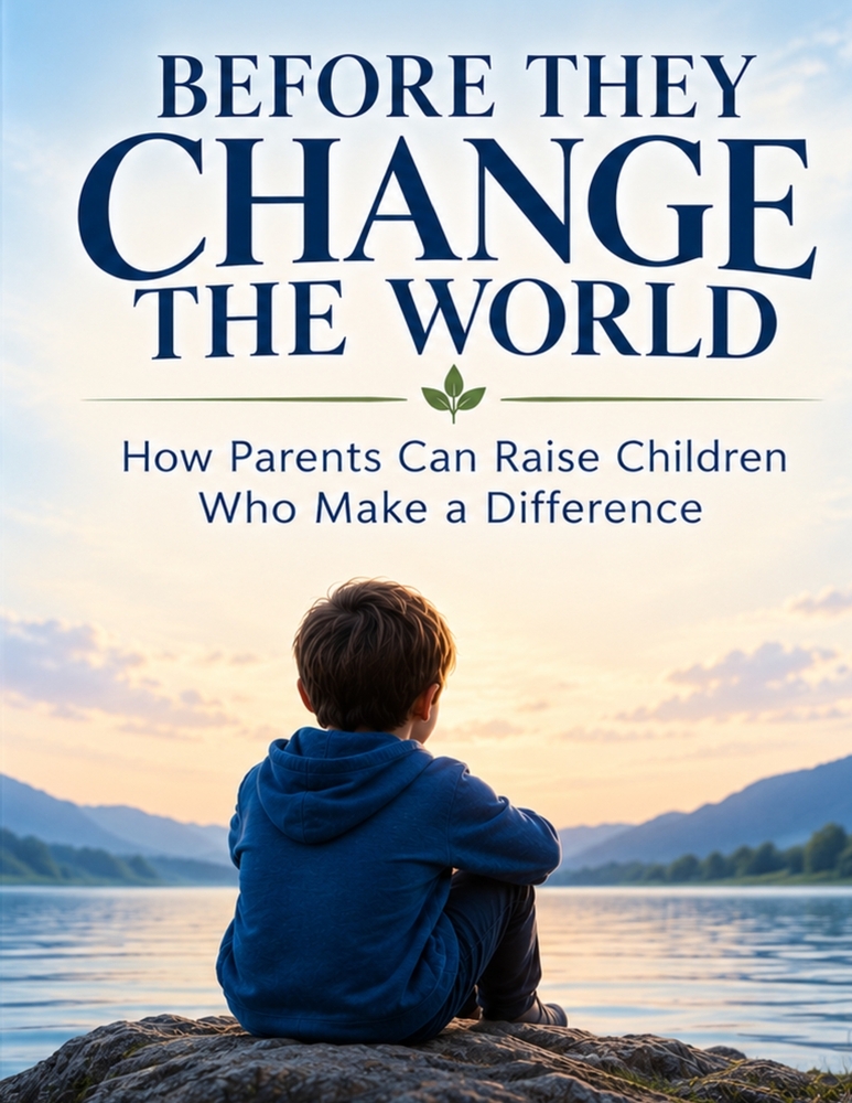 Before They Change the World: How Parents Can Raise Children Who Make a Difference 8.5 by 11 inches cover
