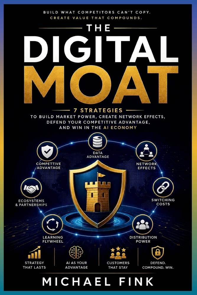 The Digital Moat: 7 Strategies to Build Market Power, Create Network Effects, Defend Your Competitive Advantage, and Win in the AI Economy cover