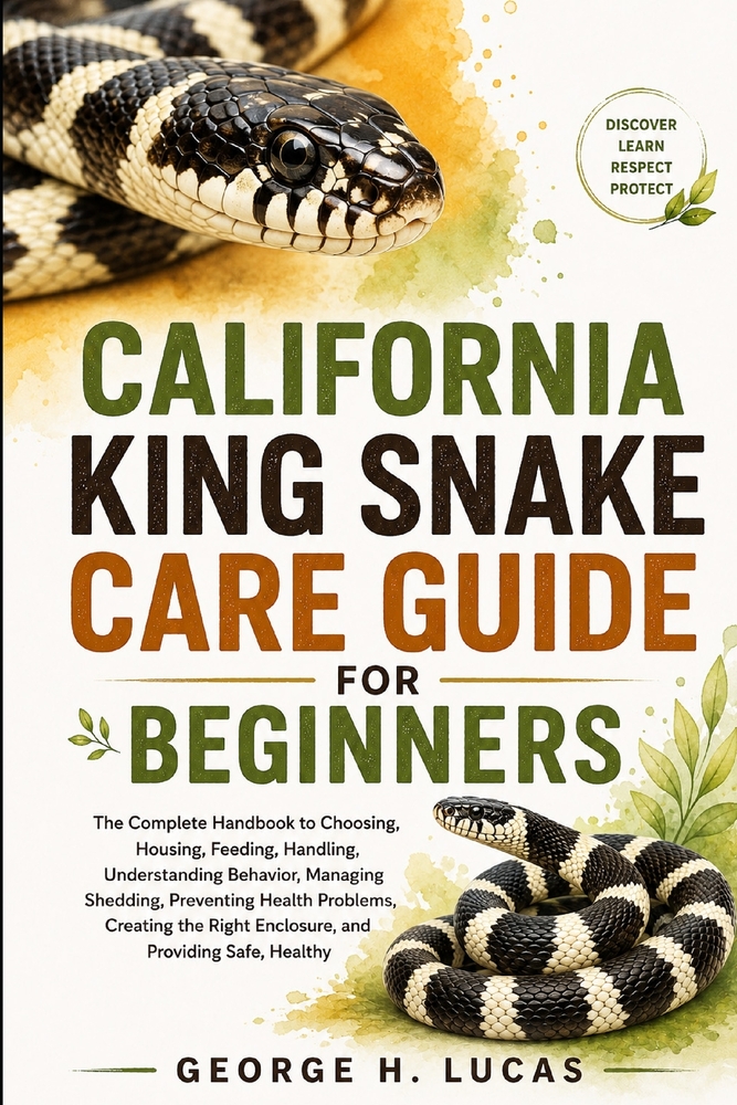 California King Snake Care Guide for Beginners: The Complete Handbook to Choosing, Housing, Feeding, Handling, Understanding Behavior, Managing Sheddi cover