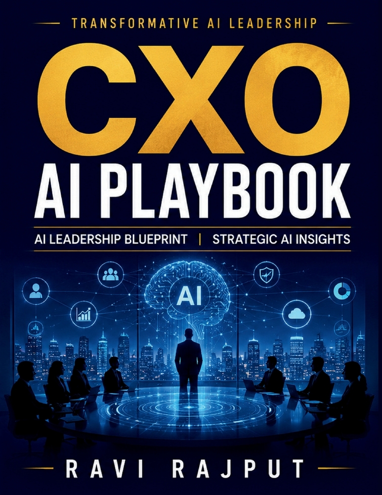 CXO AI Playbook: Industrial IoT in Metaverse Metaverse Supply Chain AI in Virtual Environments Blockchain in Manufacturing Digital Twin Applications F cover