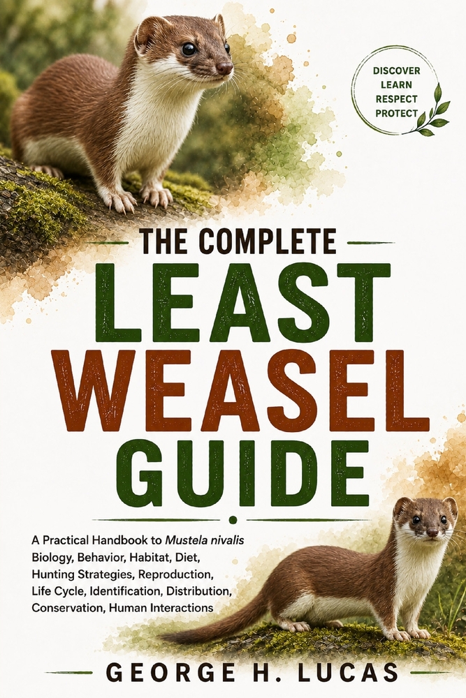 The Complete Least Weasel Guide: A Practical Handbook to Mustela nivalis Biology, Behavior, Habitat, Diet, Hunting Strategies, Reproduction, Life Cycl cover