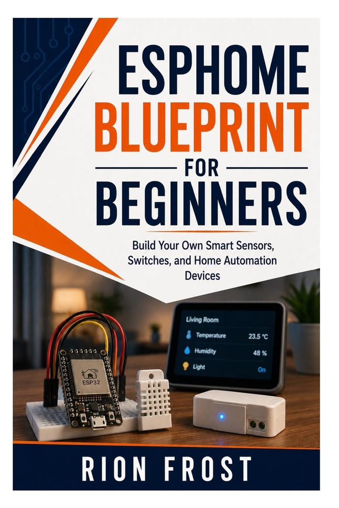 ESPHome Blueprint for Beginners: Build Your Own Smart Sensors, Switches, and Home Automation Devices cover