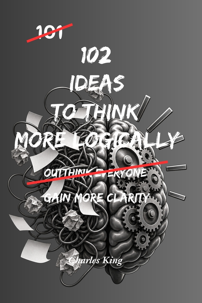 102 Ideas to Think More Logically: No Perfect Logic. No Always Being Right. Simple Everyday Ideas To Question Assumptions, Challenge Your Thinking, an cover