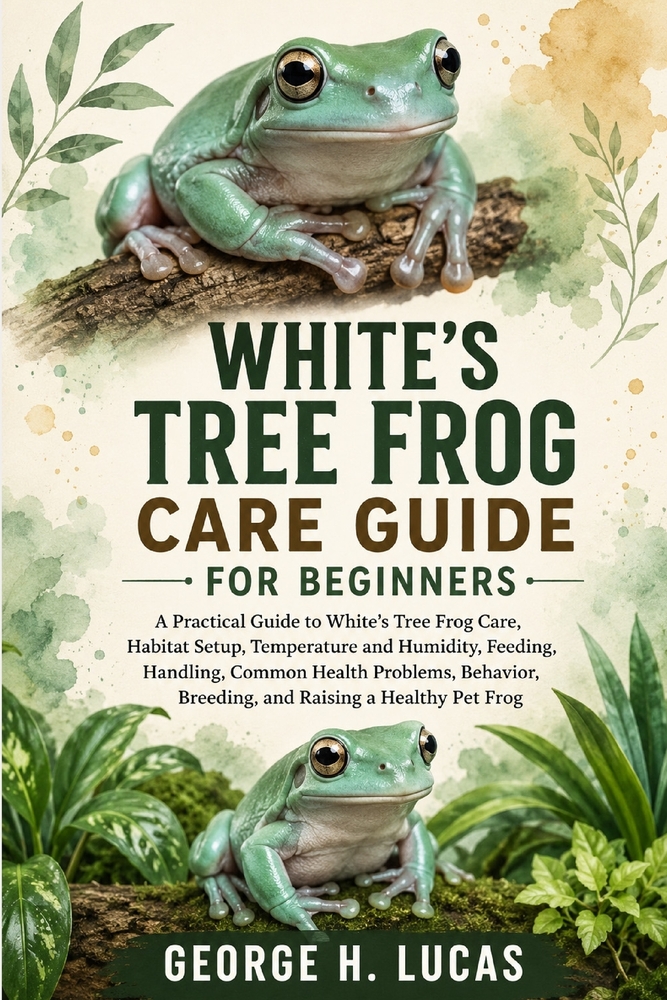 White's Tree Frog Care Guide for Beginners: A Practical Guide to White's Tree Frog Care, Habitat Setup, Temperature and Humidity, Feeding, Handling, C cover
