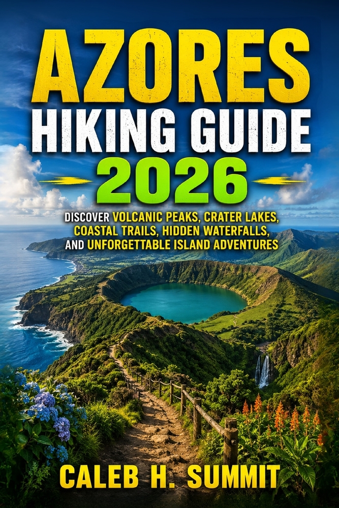 Azores Hiking Guide 2026: Discover Volcanic Peaks, Crater Lakes, Coastal Trails, Hidden Waterfalls, and Unforgettable Island Adventures cover