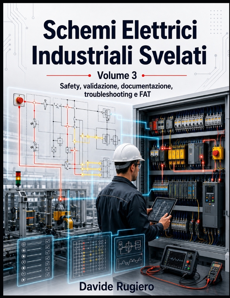 Schemi Elettrici Industriali Svelati - Volume 3: Safety, validazione, documentazione, troubleshooting e FAT cover