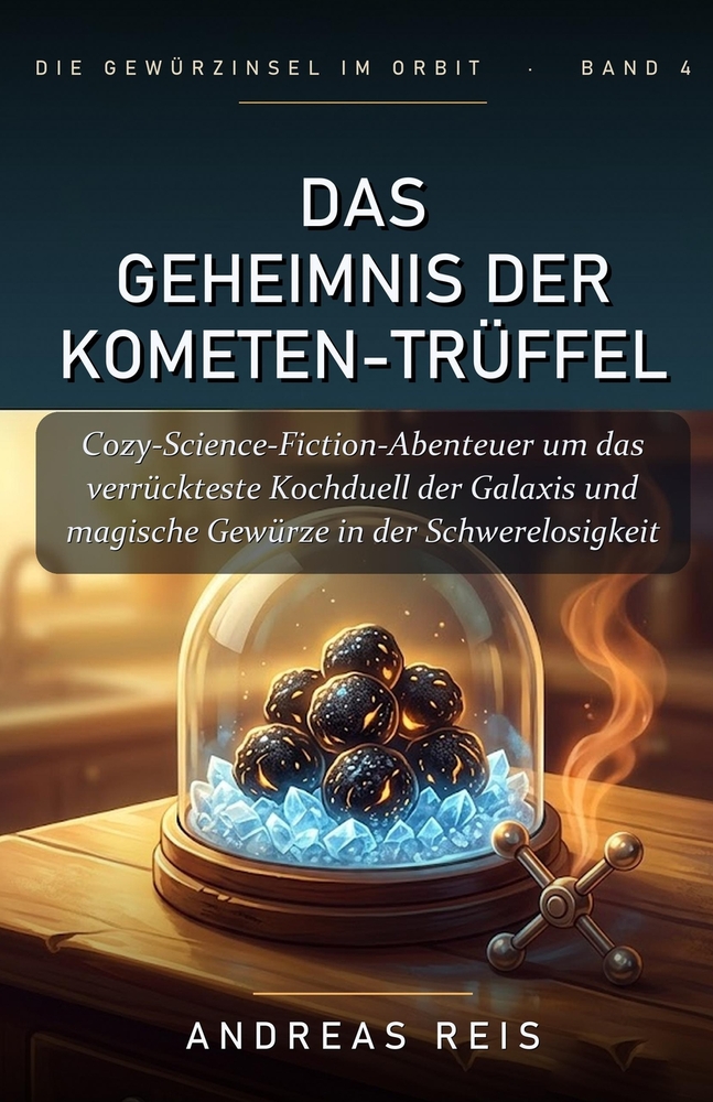 Das Geheimnis der Kometen-Trüffel: Cozy Science-Fiction Abenteuer um das verrückteste Kochduell der Galaxis und magische Gewürze in der Schwerelosigke cover