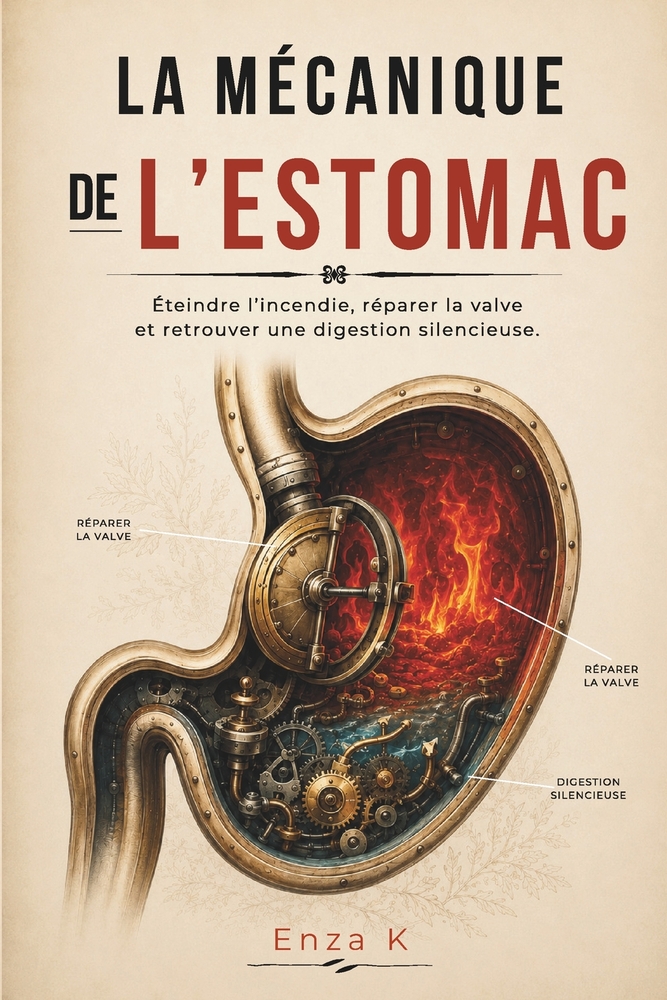 La Mécanique de l'Estomac: Éteindre l'incendie, réparer la valve et retrouver une digestion silencieuse. cover
