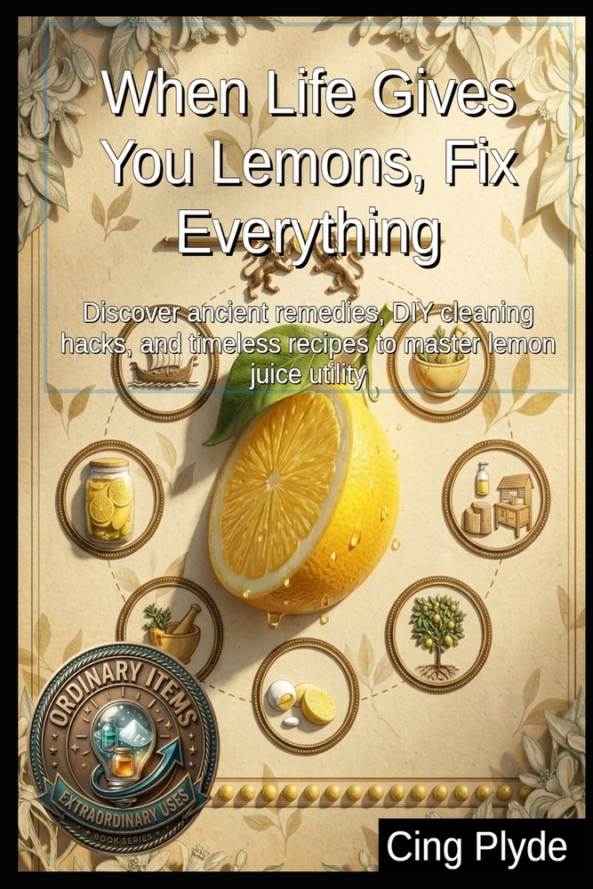 When Life Gives You Lemons, Fix Everything: Discover ancient remedies, DIY cleaning hacks, and timeless recipes to master lemon juice utility cover