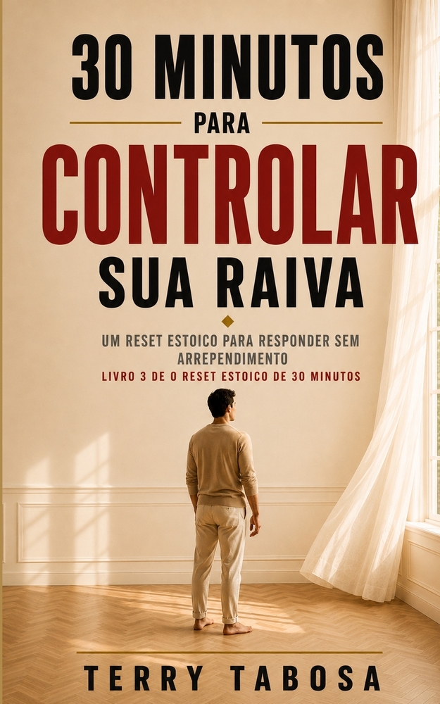 30 Minutos para Controlar Sua Raiva: Um Reset Estoico para Responder Sem Arrependimento cover