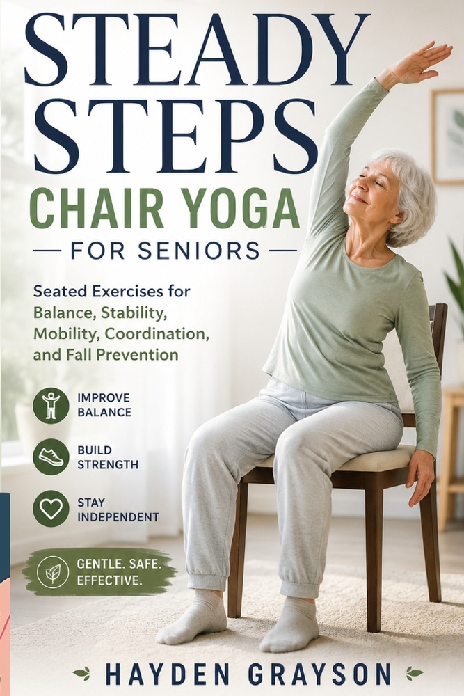 Steady Steps: Chair Yoga for Seniors cover