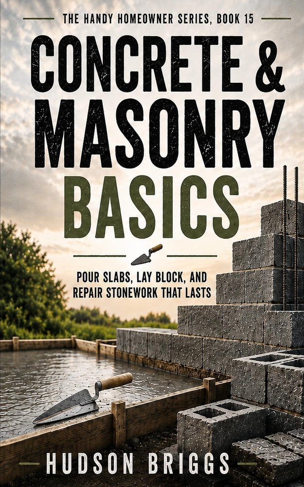 Concrete & Masonry Basics: Pour Slabs, Lay Block, and Repair Stonework That Lasts cover