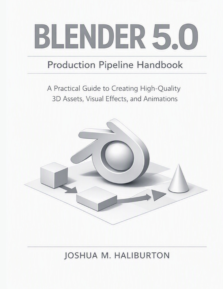 Blender 5.0 Production Pipeline Handbook: A Practical Guide to Creating High-Quality 3D Assets, Visual Effects, and Animations cover