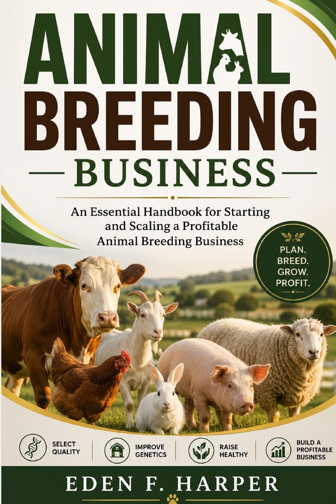 Animal Breeding Business: An Essential Handbook for Starting and Scaling a Profitable Animal Breeding Business cover