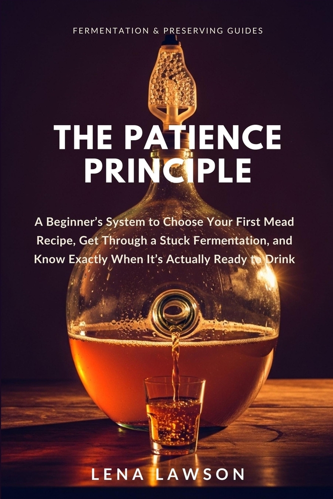 The Patience Principle: A Beginner's System to Choose Your First Mead Recipe, Get Through a Stuck Fermentation, and Know Exactly When It's Actually Re cover