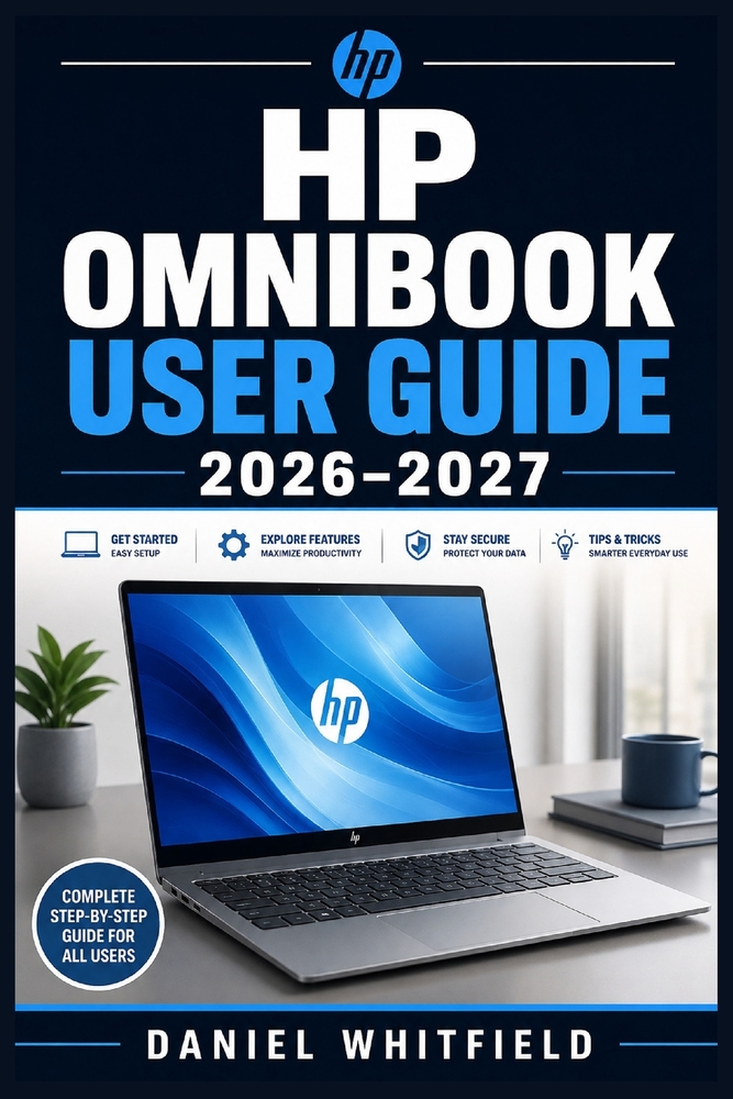 HP Omnibook User Guide 2026-2027: The Complete Beginner to Expert Companion Navigating Setup, Productivity, Connectivity, Maintenance and Everyday Pro cover