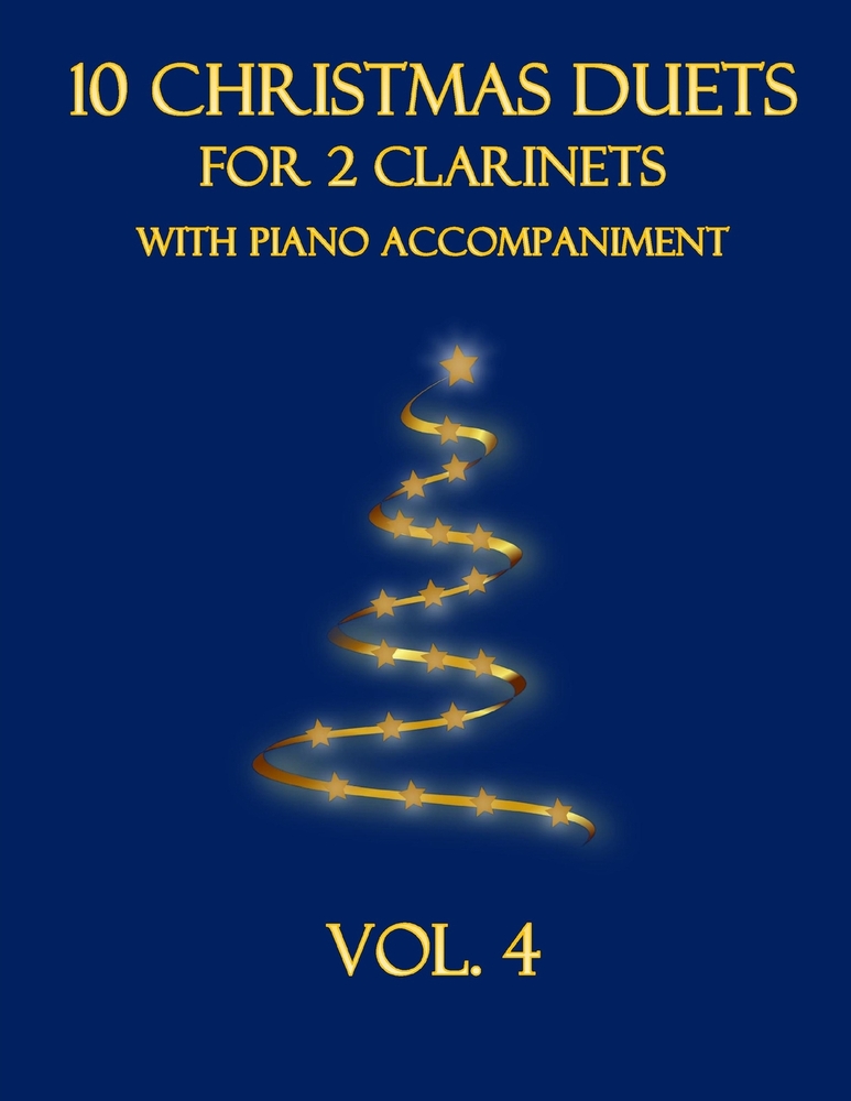 10 Christmas Duets for 2 Clarinets with Piano Accompaniment: Vol. 5 cover