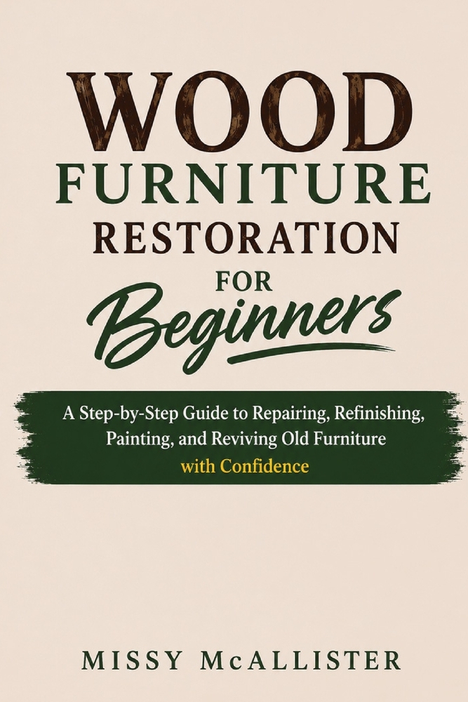 Wood Furniture Restoration for Beginners: A Step-by-Step Guide to Repairing, Refinishing, Painting, and Reviving Old Furniture with Confidence cover