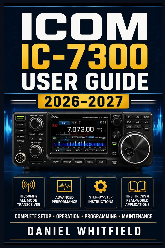 Icom IC-7300 User Guide 2026-2027: The Hands-On Handbook for New and Seasoned Operators - Station Setup, Feature Mastery, and Contest-Ready Techniques cover