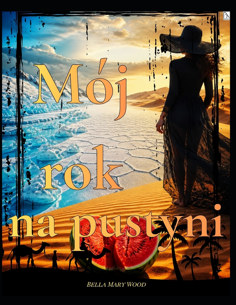 Mój rok na pustyni: Wesola encyklopedia pustyń wiedza, ilustracje i kreatywny relaks cover