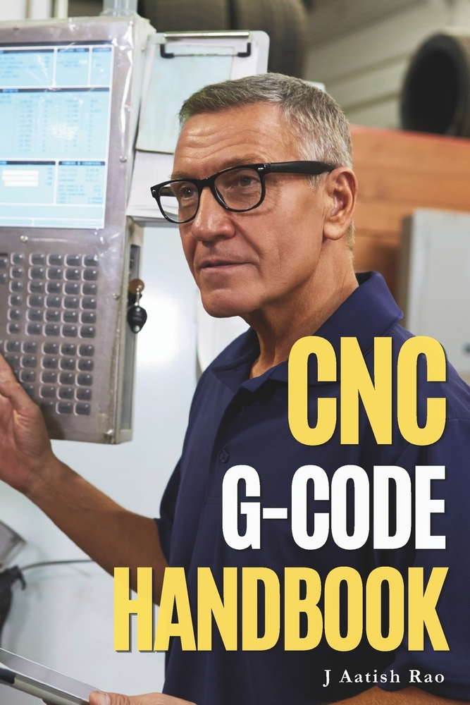 CNC G-Code Handbook: A Desktop Reference for CNC Milling, Turning, Applications, Troubleshooting & Controller Variations cover