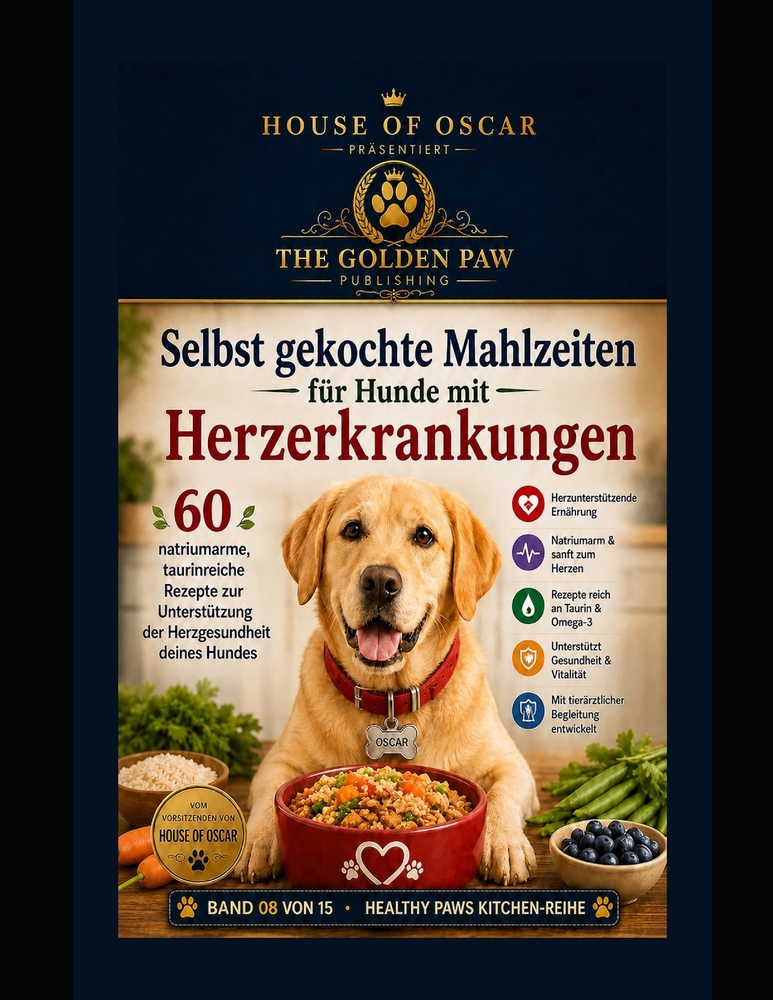 Selbst gekochte Mahlzeiten für Hunde mit Herzerkrankungen: 60 natriumarme, taurinreiche Rezepte zur Unterstützung der Herzgesundheit deines Hundes cover