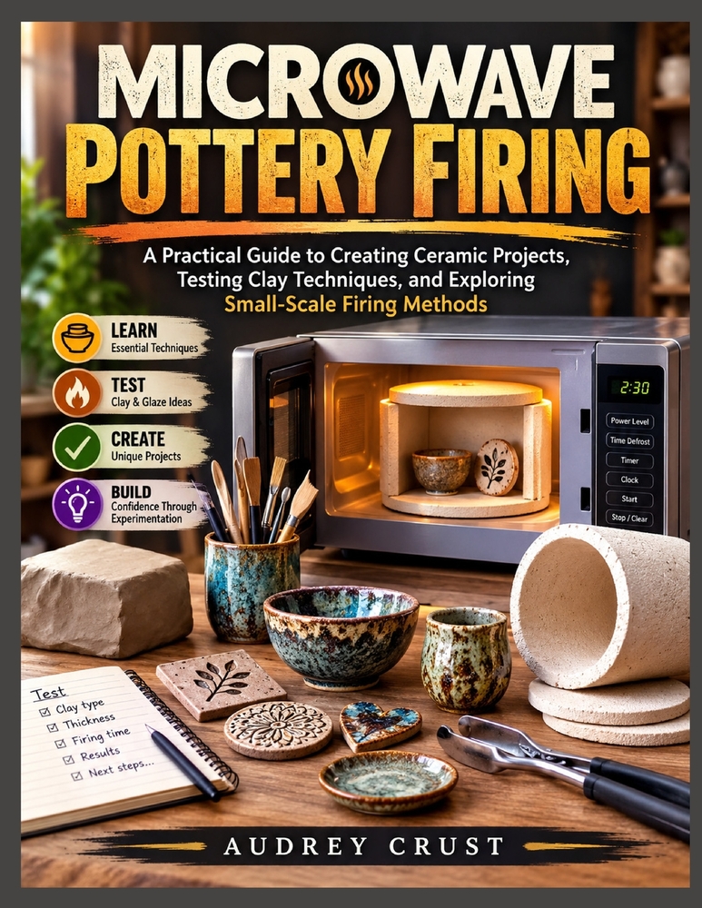 Microwave Pottery Firing: A Practical Guide to Creating Ceramic Projects, Testing Clay Techniques, and Exploring Small-Scale Firing Methods cover