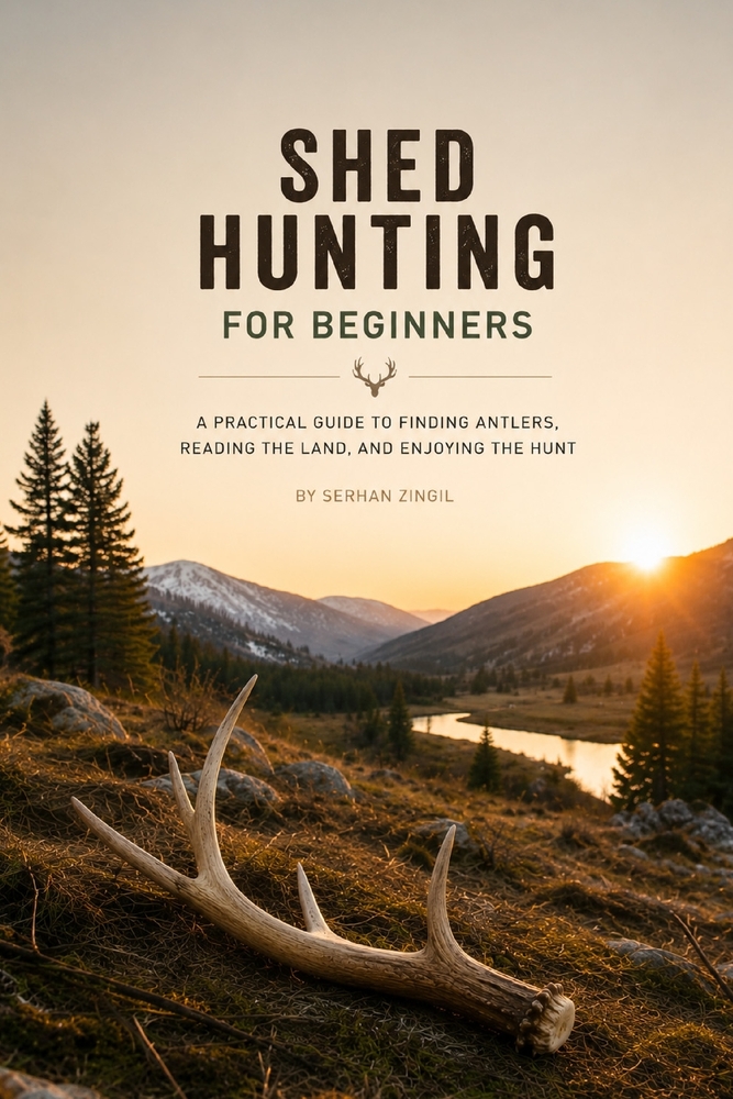 Shed Hunting for Beginners: A Practical Guide to Finding Deer and Elk Antlers, Reading Habitat, Timing Your Search, and Finding More Sheds cover